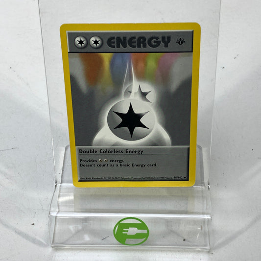 Pokémon TCG Base Set Double Colorless Energy (First Edition) 96/102 English