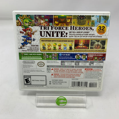 Zelda Tri Force Heroes (Nintendo 3DS, 2015)