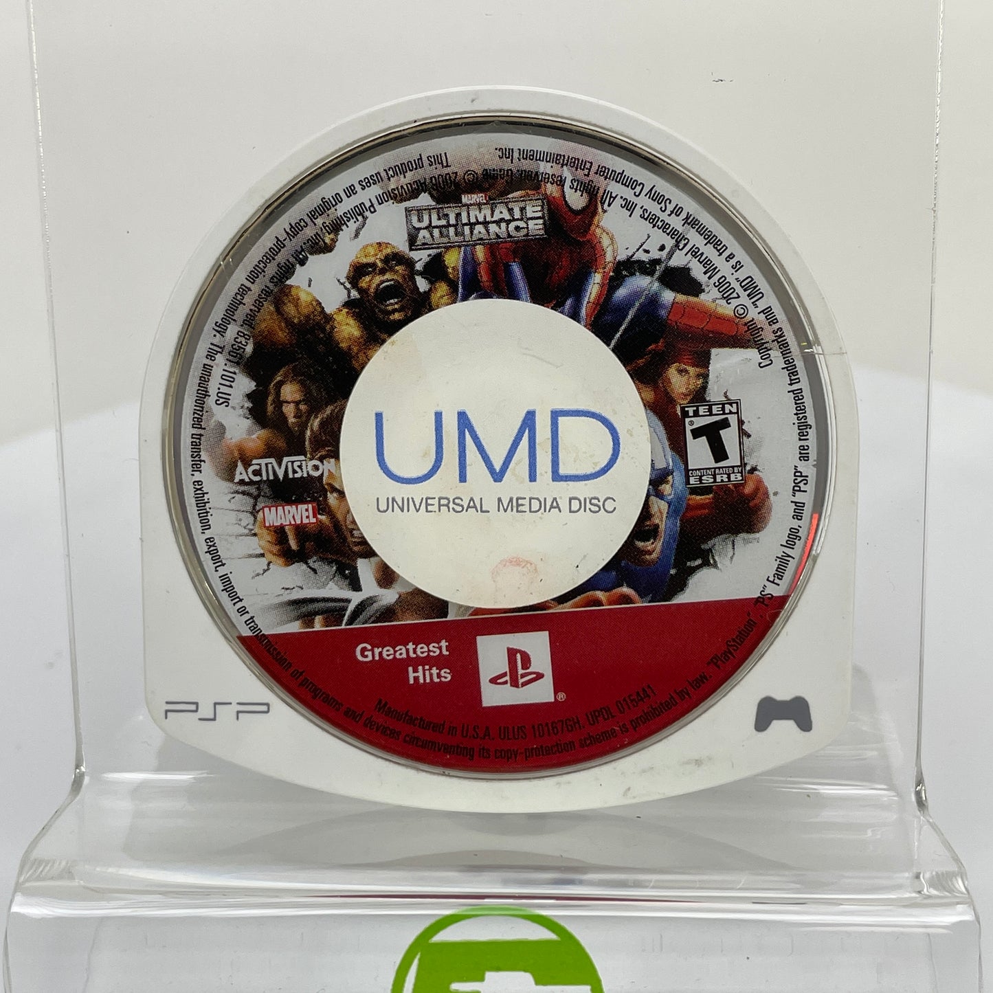 Marvel Ultimate Alliance (Sony PlayStation Portable PSP, 2006) Disc Only