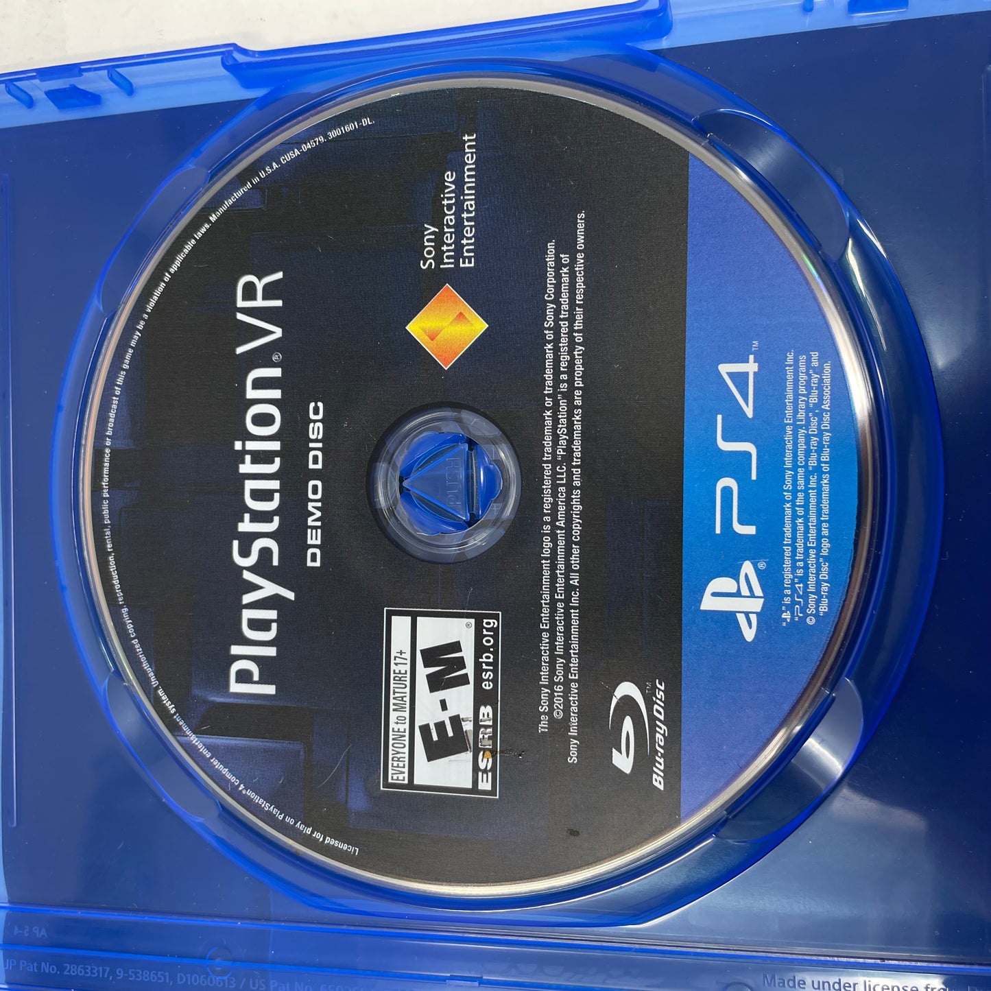 PlayStation VR Demo Disc (Sony PlayStation 4 PS4, 2016)