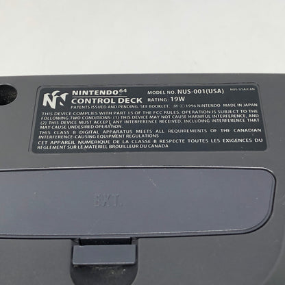 Nintendo 64 N64 Video Game Console NUS-001 Gray