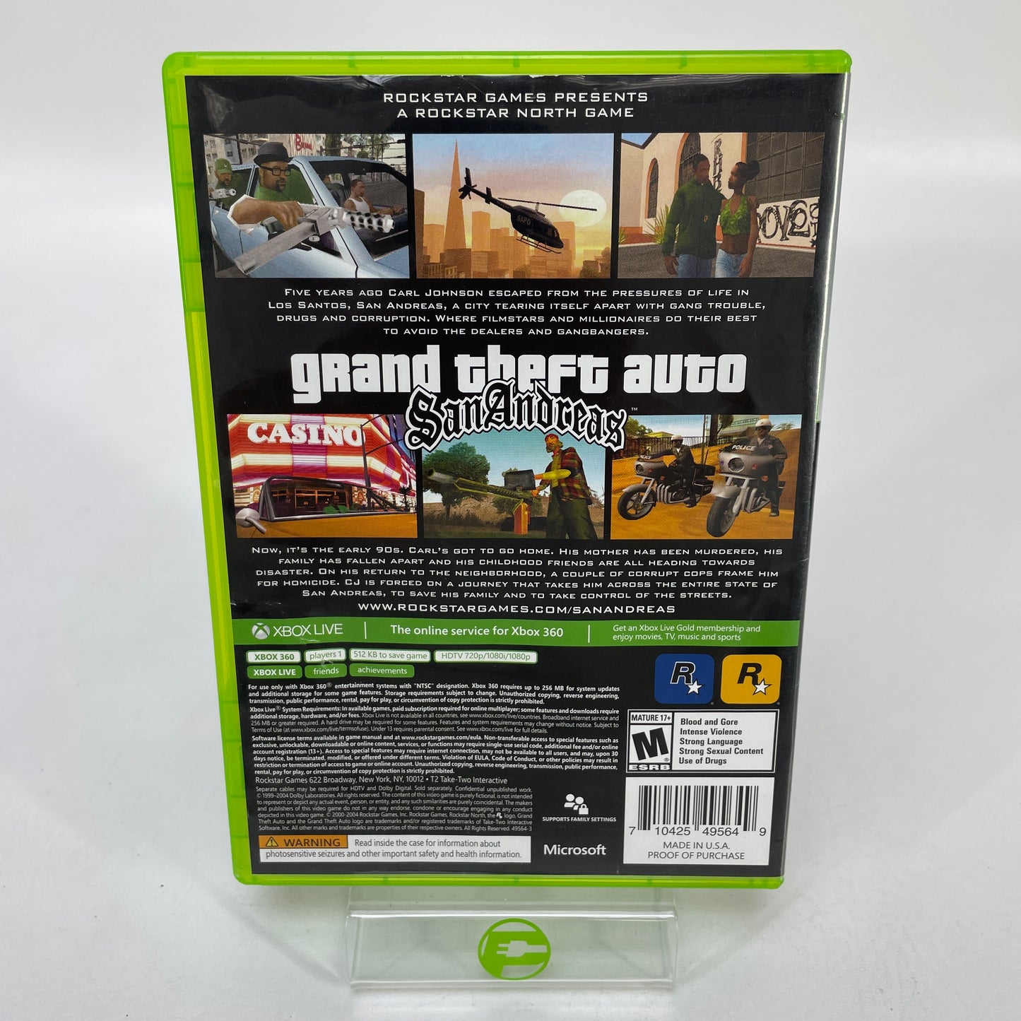 Grand Theft Auto San Andreas (Microsoft Xbox One)