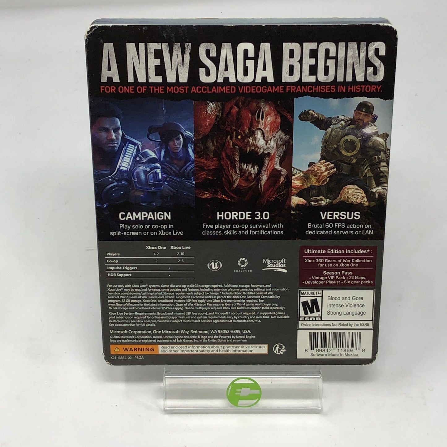 Gears of War 4 [Ultimate Edition] (Microsoft Xbox One, 2016)