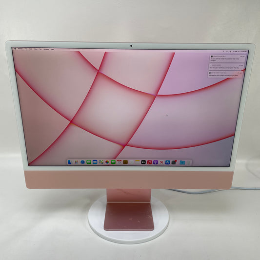2021 Apple iMac 24" M1 3.2GHz 8GB RAM 256GB SSD Silver A2439 No Power Cord