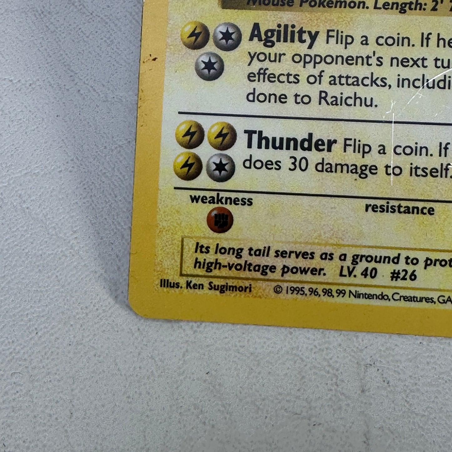 Pokémon TCG Base Set Raichu (Shadowless) 29/102 Holo English