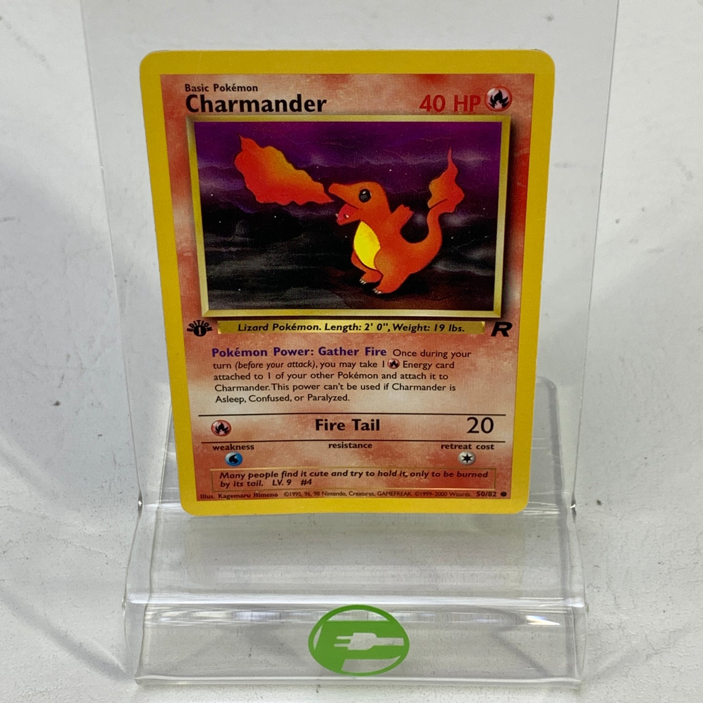 Pokémon TCG Base Set Charmander [1st Edition] 50/82 Regular English