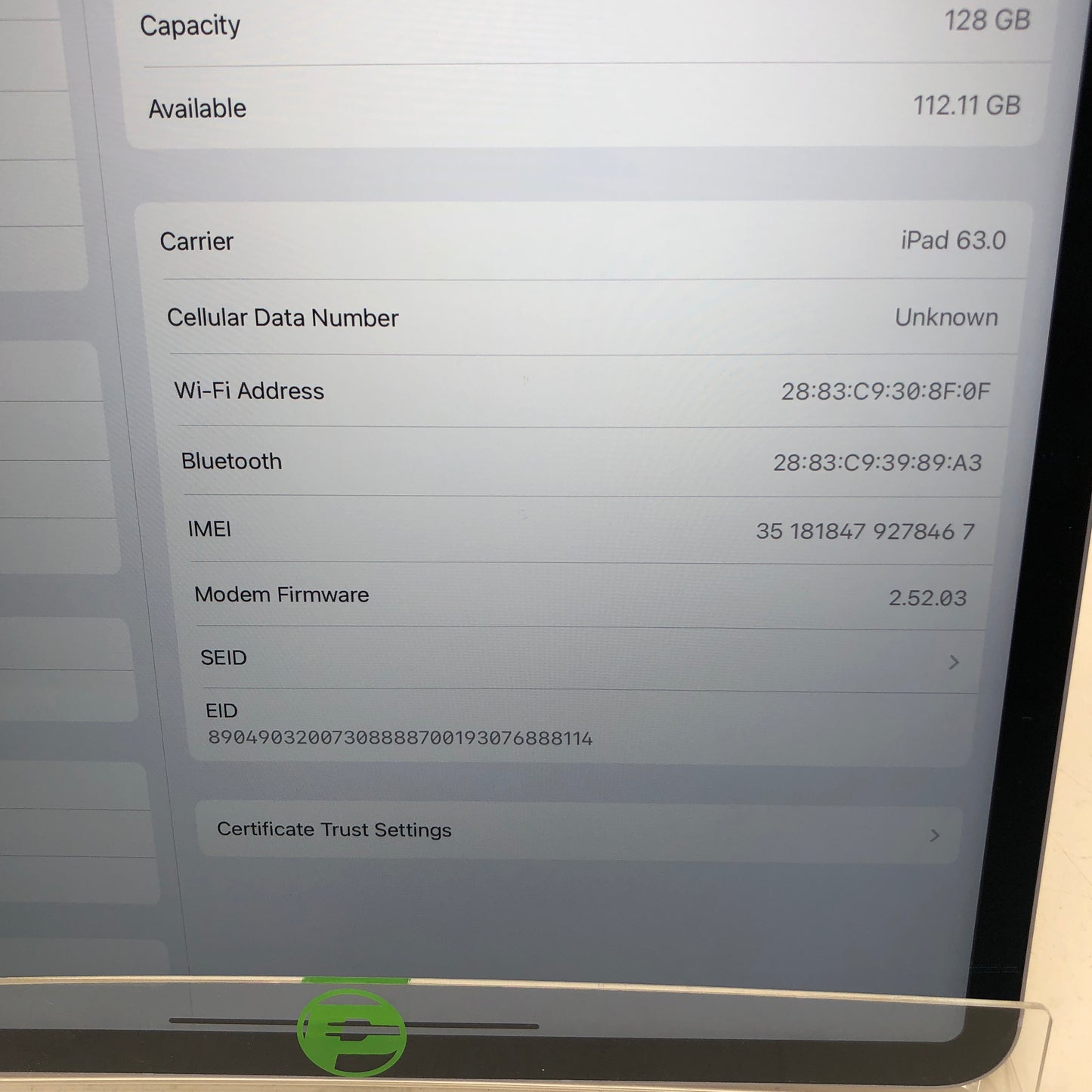 WiFi Only Apple iPad Air 13" M2 128GB Purple  MV6U3LL/A
