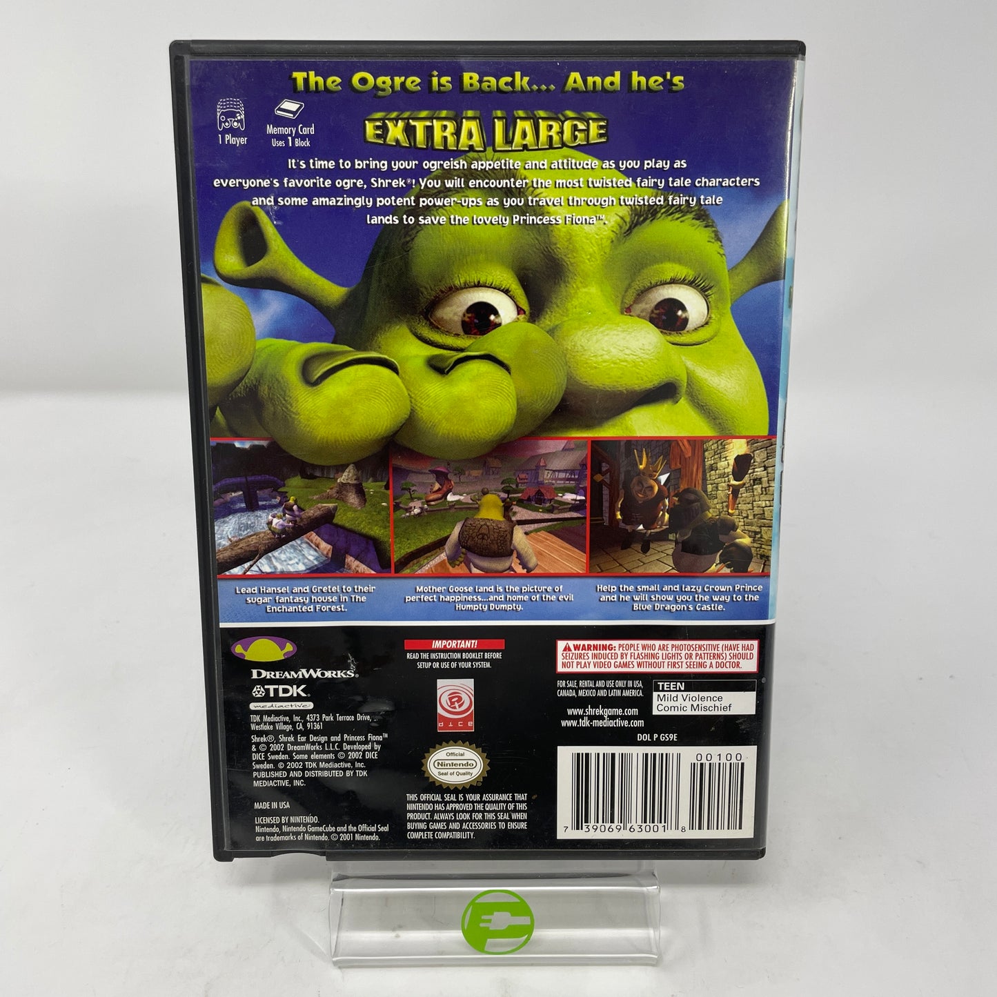 Shrek Extra Large (Nintendo GameCube, 2002)