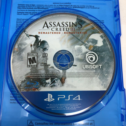 Assassin's Creed III Remastered (Sony PlayStation 4 PS4, 2019)