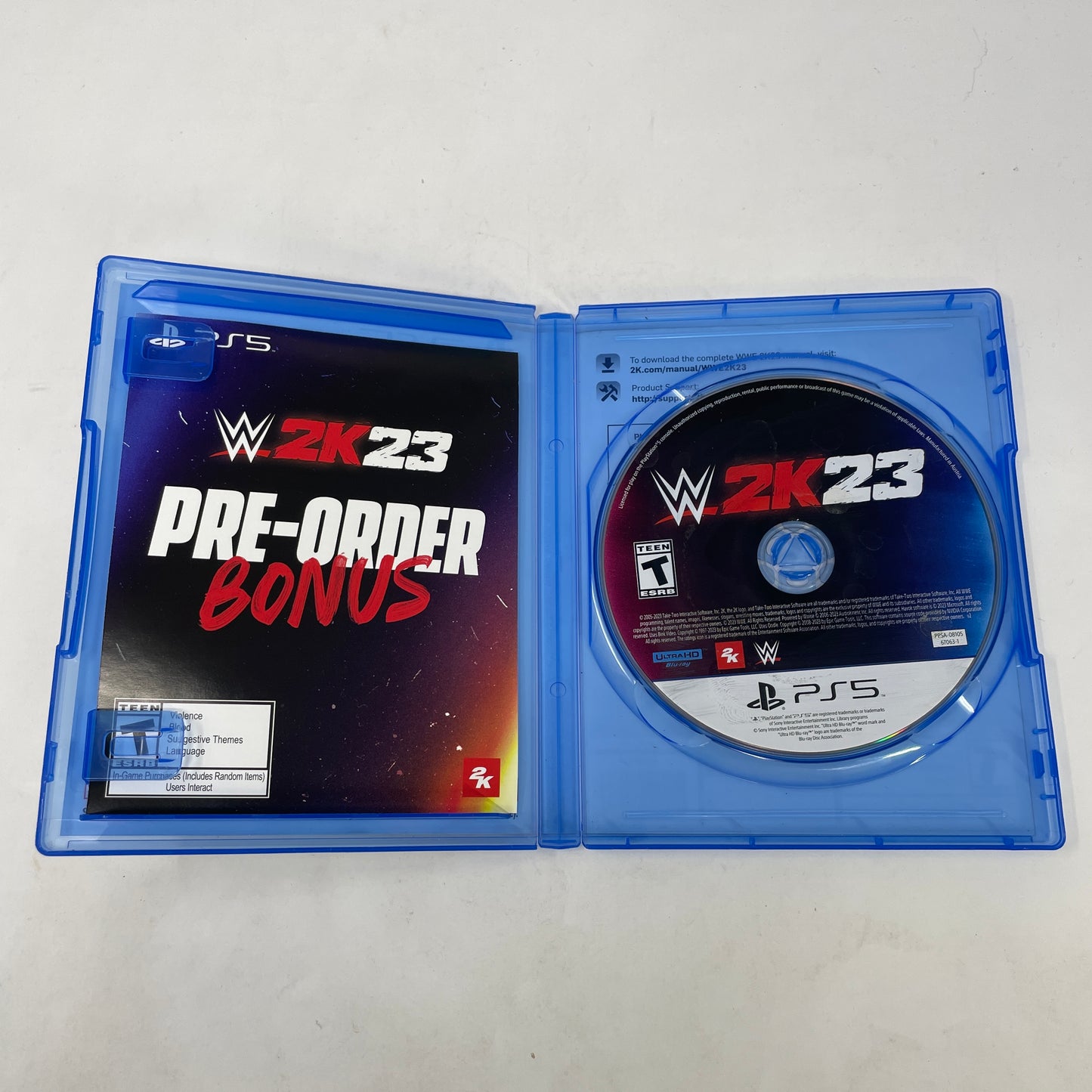 WWE 2K23 (Sony PlayStation 5 PS5, 2023)
