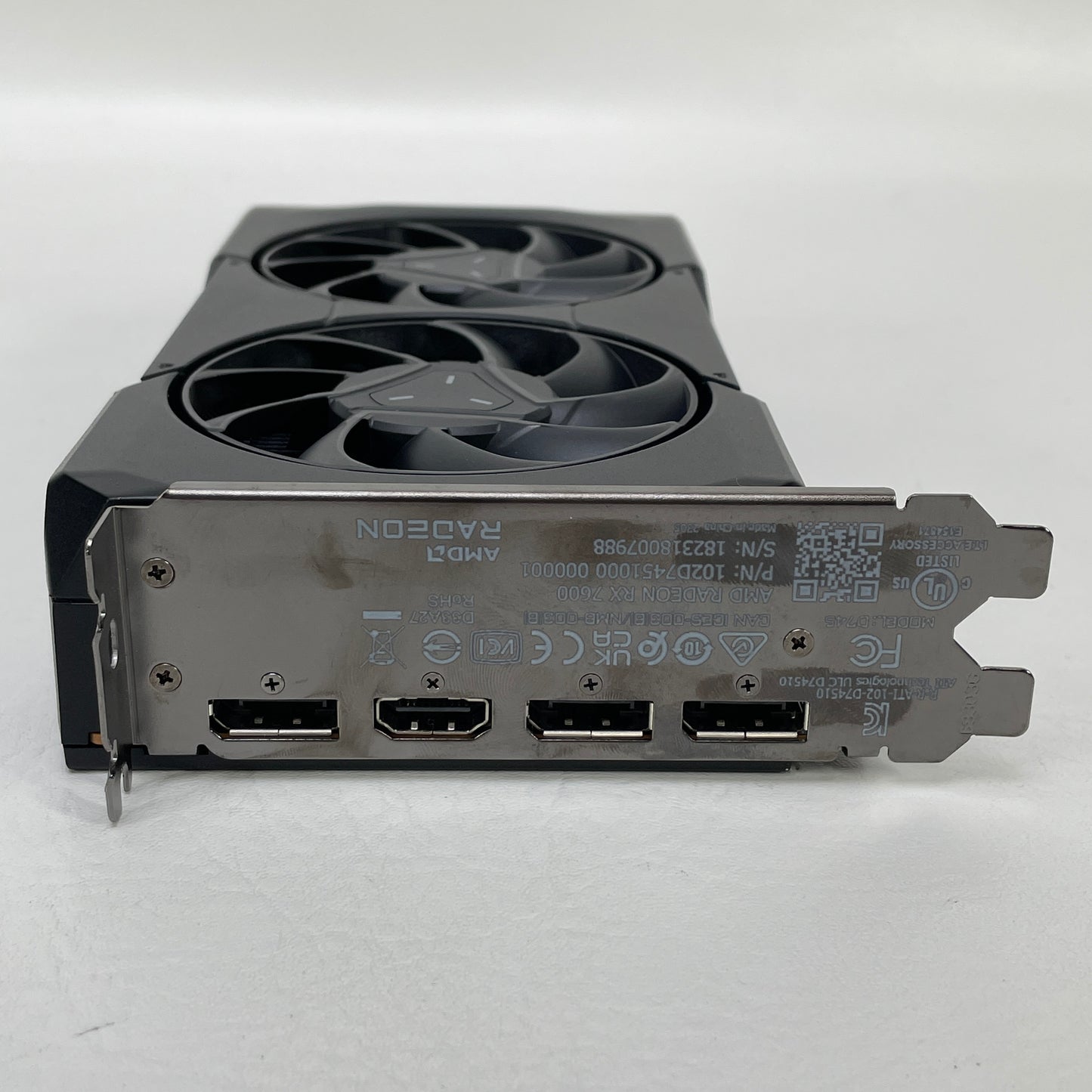 AMD Radeon RX 7600 8GB GDDR6 Graphics Card 102D7451000 000001