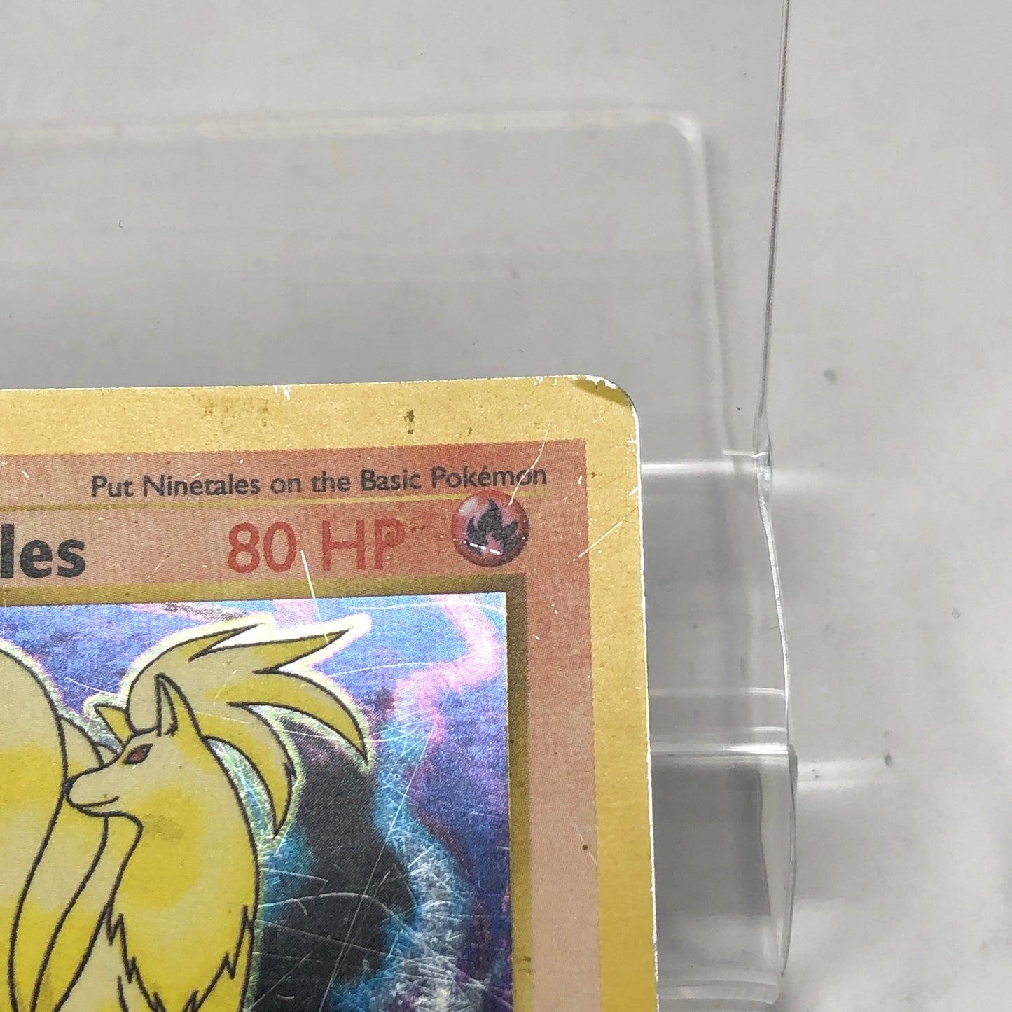 Pokémon TCG Base Set Ninetales (Shadowless) 12/102 Holo English