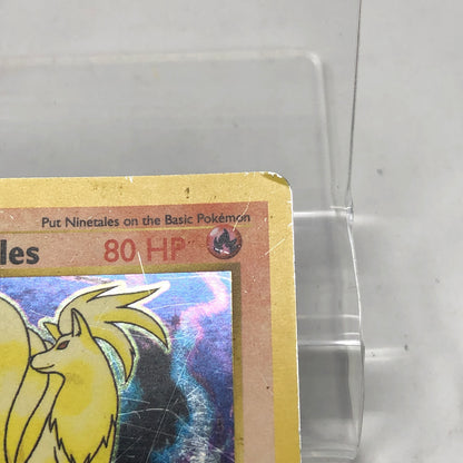 Pokémon TCG Base Set Ninetales (Shadowless) 12/102 Holo English