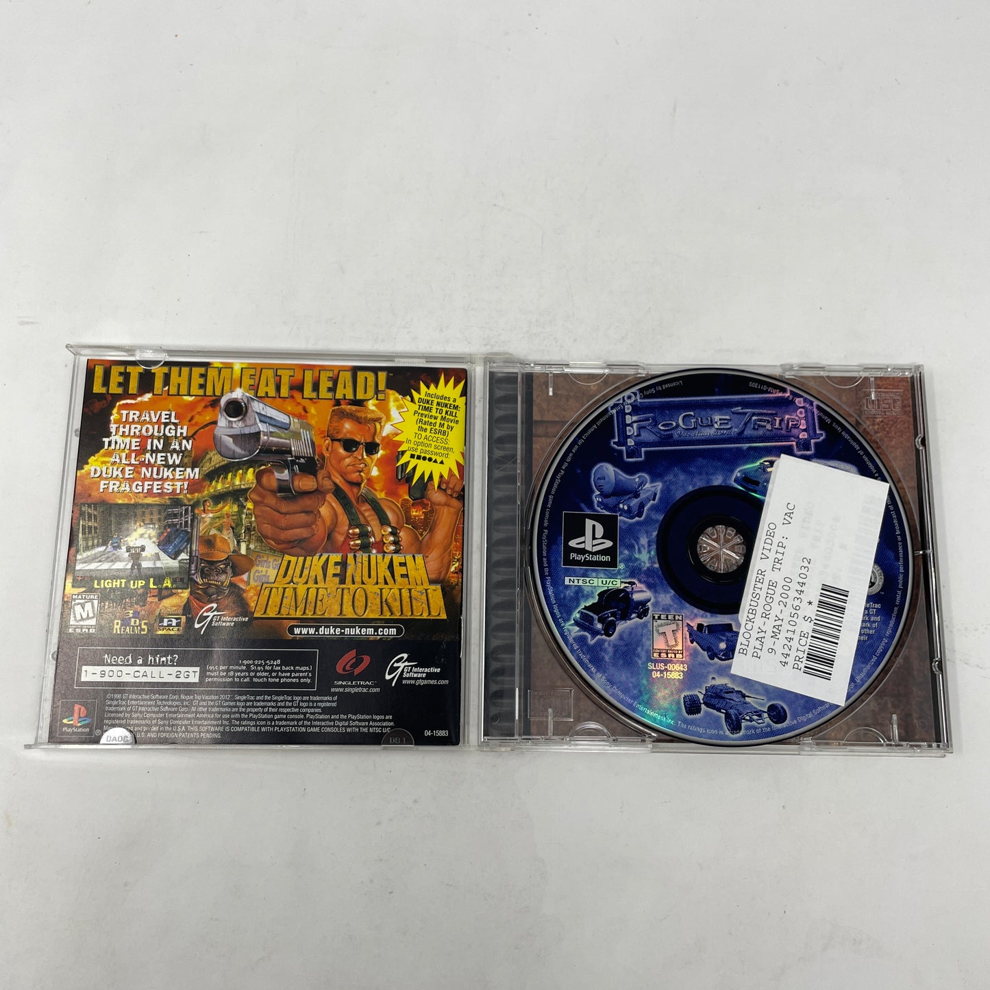 Rogue Trip Vacation 2012 (Sony PlayStation 1 PS1, 1998)