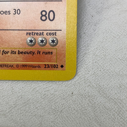 Pokémon TCG Base Set Arcanine [Shadowless] 23/102 Regular English