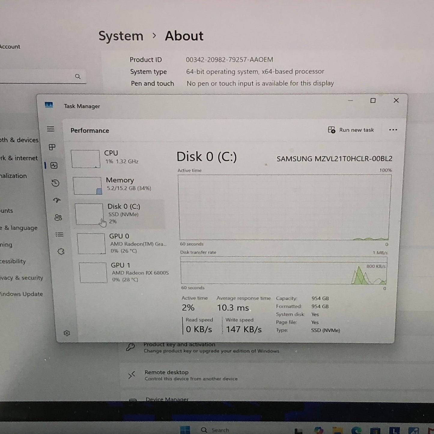 Lenovo Legion 7 16ARHA7 16" AMD Ryzen 9 4900HS 3.3GHz 8GB RAM 1TB SSD 