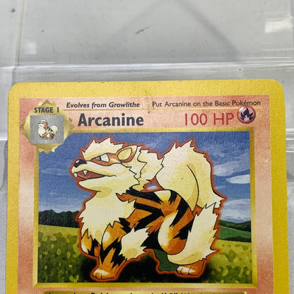 Pokémon TCG Base Set Arcanine [Shadowless] 23/102 Regular English