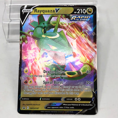 Pokémon TCG Sword & Shield Promo Rayquaza V SWSH147 English