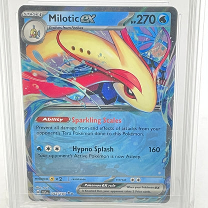 Pokémon TCG Surging Sparks Milotic EX 042/191 Holo English AGS 9.5