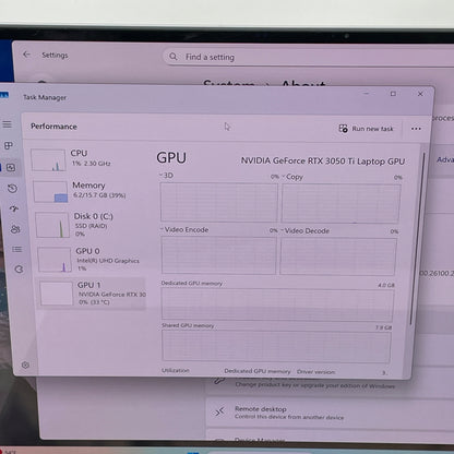 Dell XPS 15 9510 P91F002 15.6" i7-11800H 2.3GHz 16GB RAM 512GB SSD