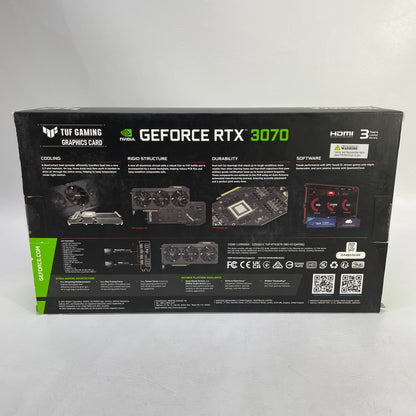New Asus GeForce RTX 3070 8GB GDDR6 Graphics Card TUF-RTX3070-08G-V2-GAMING