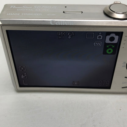 Broken Canon PowerShot SD790 IS 10.0MP Broken Power Button