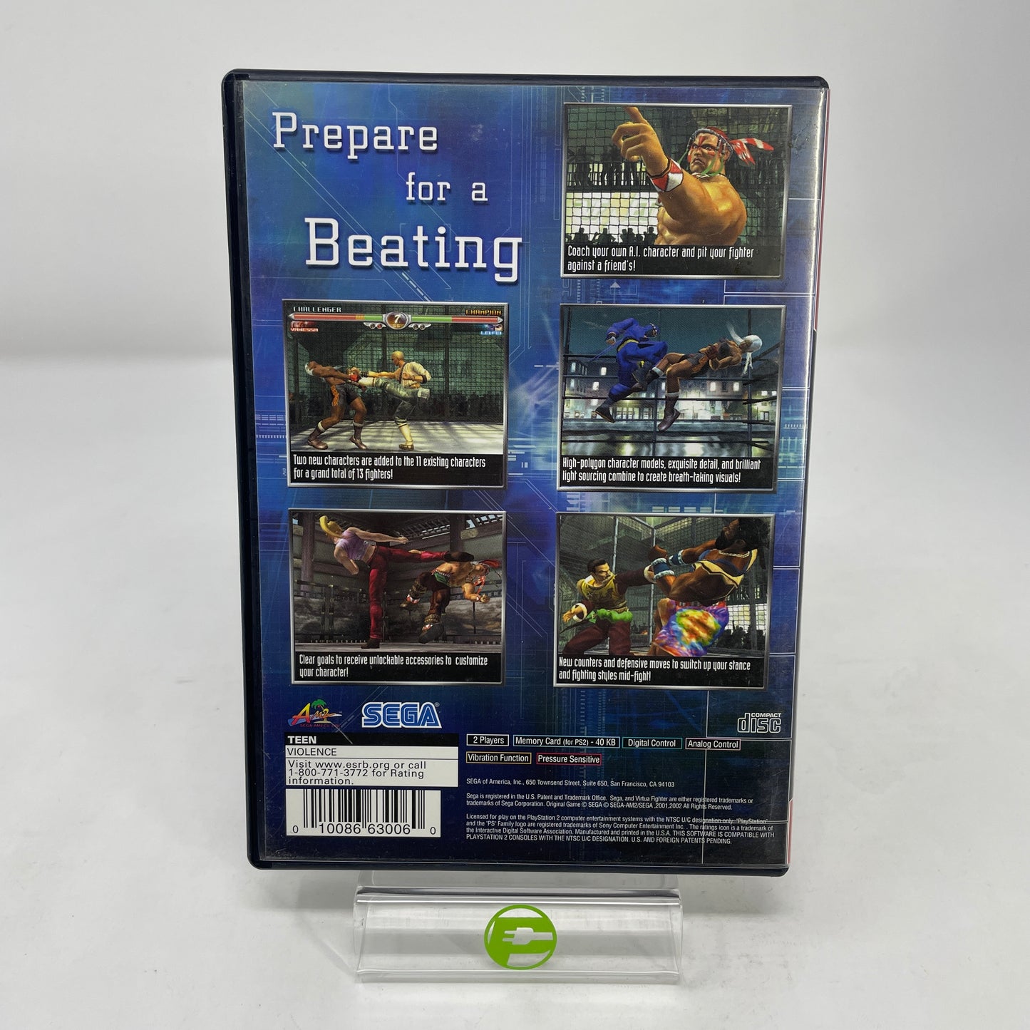 Virtua Fighter 4 (Sony PlayStation 2 PS2, 2002)