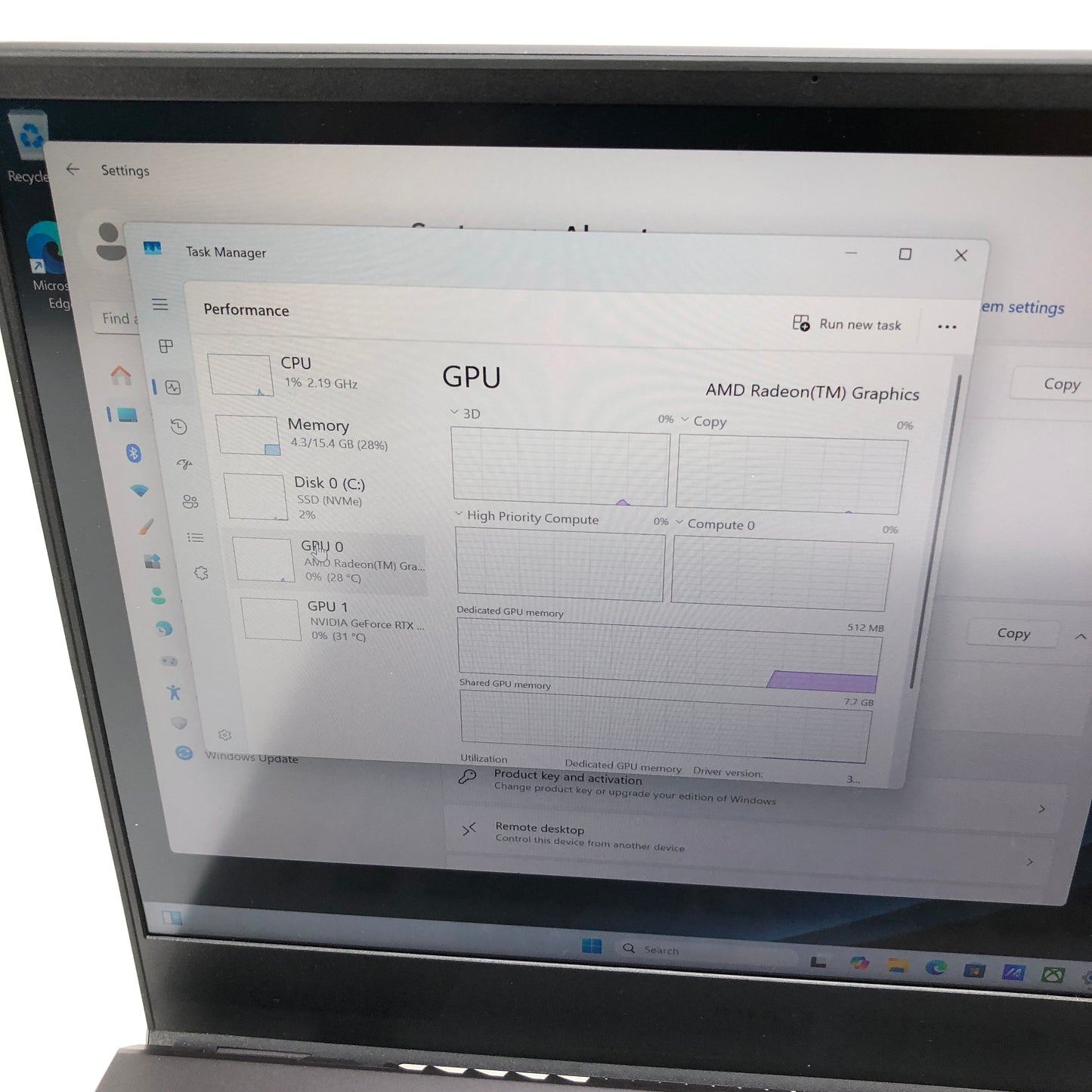 ASUS ROG Zephyrus G15 GA503QR 15.6" Ryzen 9 5900HS 3.3GHz 16GB RAM 1TB SSD