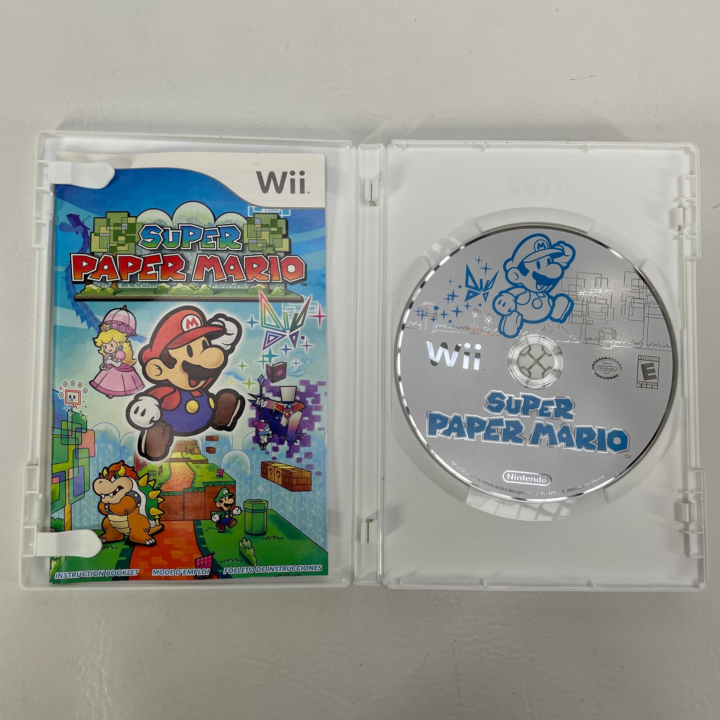 Super Paper Mario (Nintendo Wii, 2007) READ