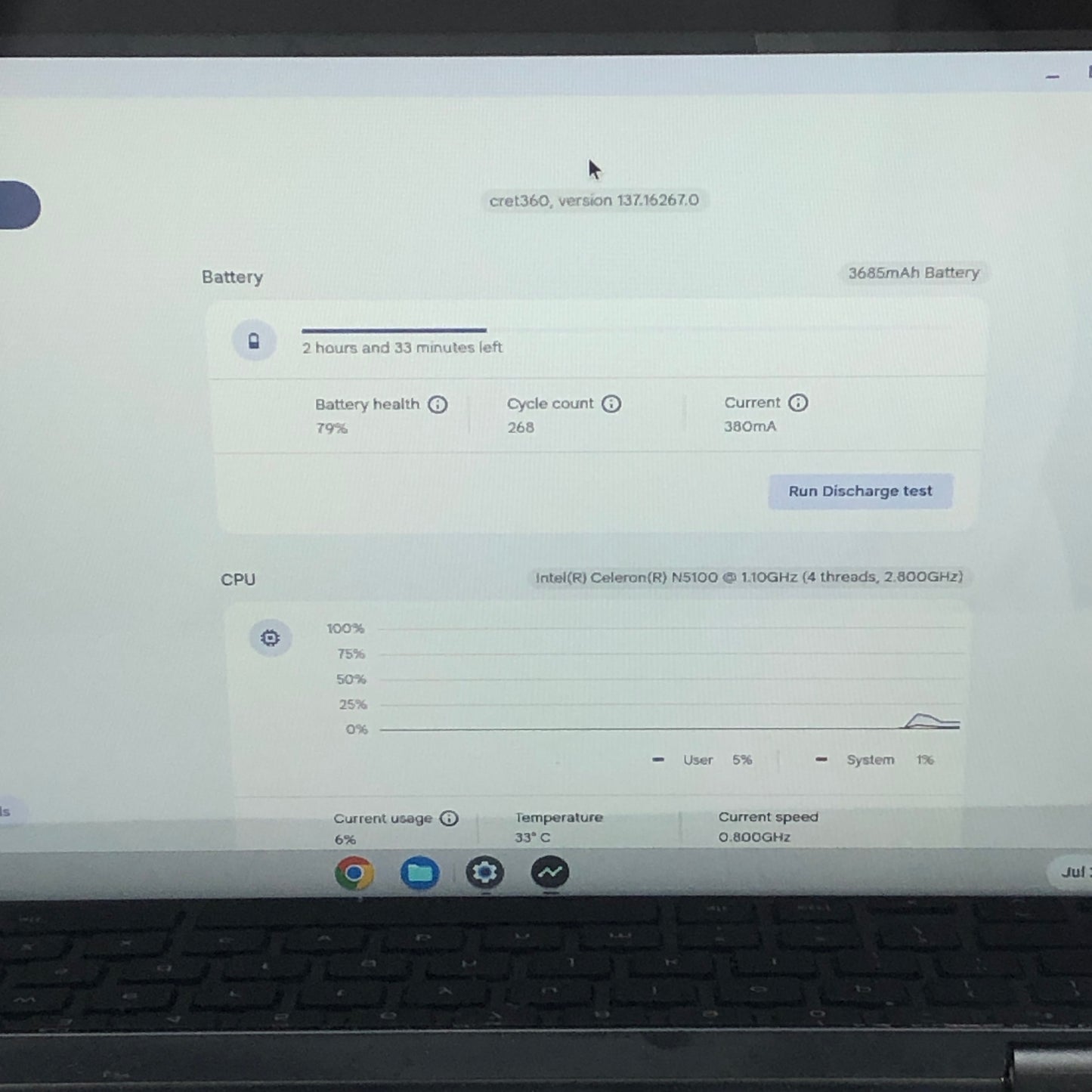 Dell Chromebook 3110 2-in-1 P30T 11.6" Celeron N5100 1.6GHz 8GB RAM 64GB SSD
