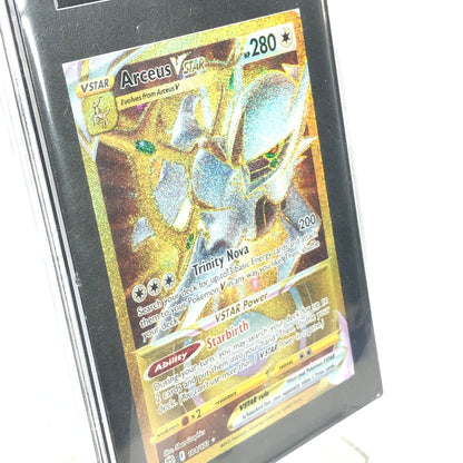 Pokémon TCG Brilliant Stars Arceus VStar 184/172 Holo English SGC 10