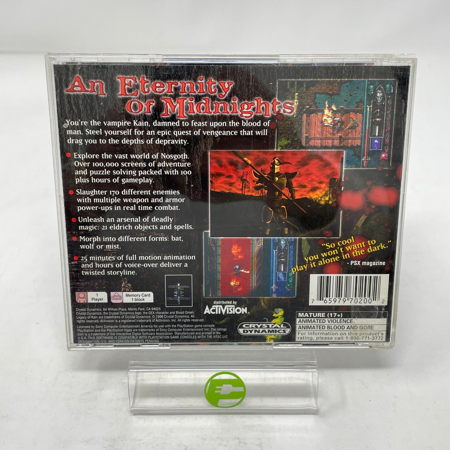 Blood Omen: Legacy of Kain (Sony PlayStation 1 PS1, 1996)
