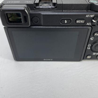 Sony Alpha A6400 24.2MP Mirrorless Digital Camera 4799 Shutter Count