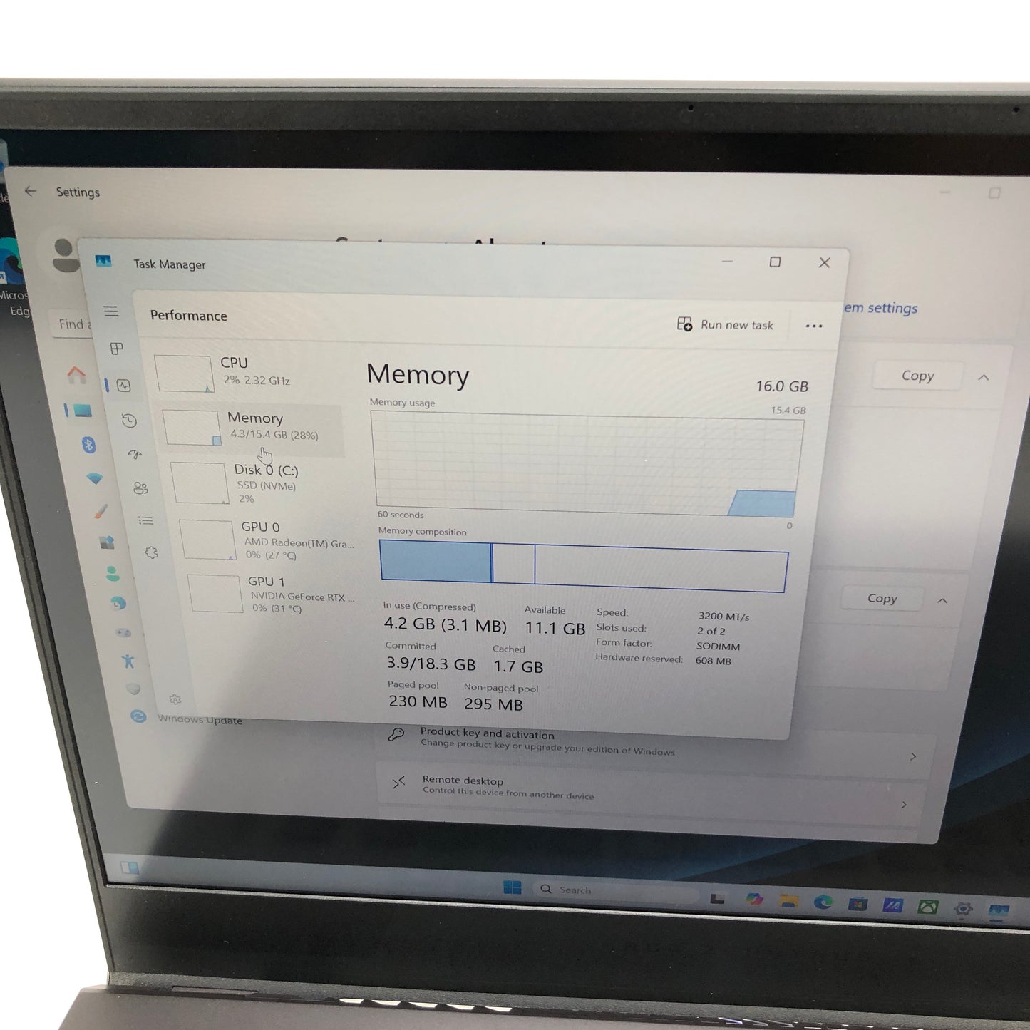 ASUS ROG Zephyrus G15 GA503QR 15.6" Ryzen 9 5900HS 3.3GHz 16GB RAM 1TB SSD
