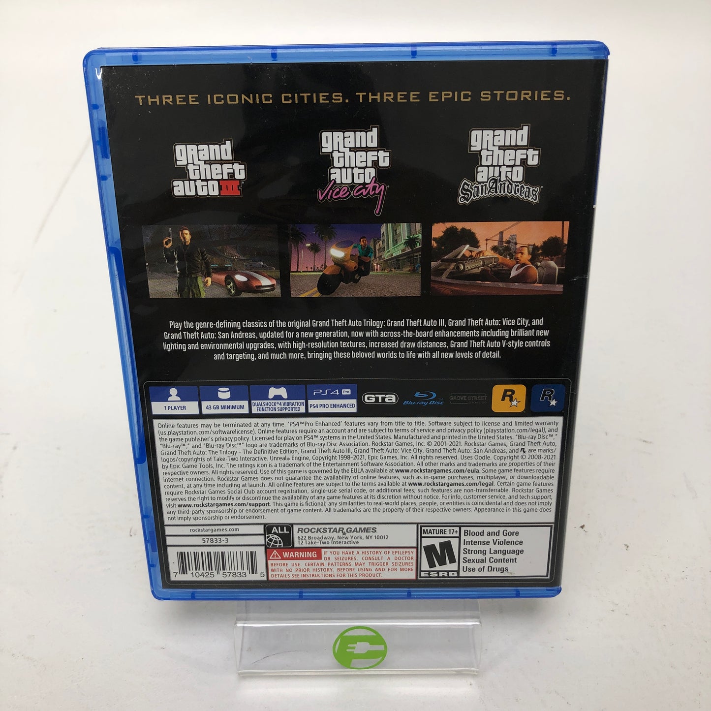 Grand Theft Auto: The Trilogy [Definitive Edition](Sony PlayStation 4 PS4, 2021)
