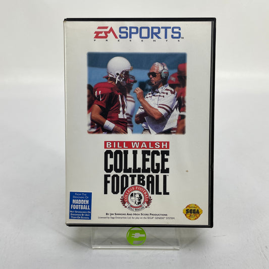 Bill Walsh College Football (Sega Genesis, 1992)