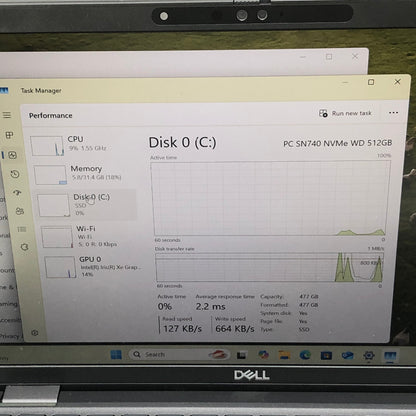 Dell Latitude 7430 14" i5-1245U 1.6GHz 32GB RAM 512GB SSD