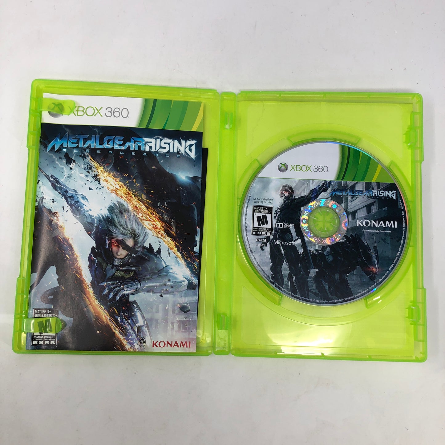Metal Gear Rising: Revengeance (Microsoft Xbox 360, 2013)