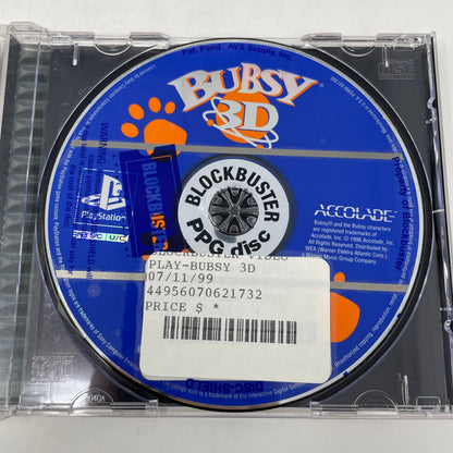 Bubsy 3D (Sony PlayStation 1 PS1, 1996)
