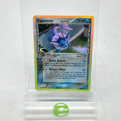 Pokémon TCG EX Delta Species Vaporeon 18/113 Holo English
