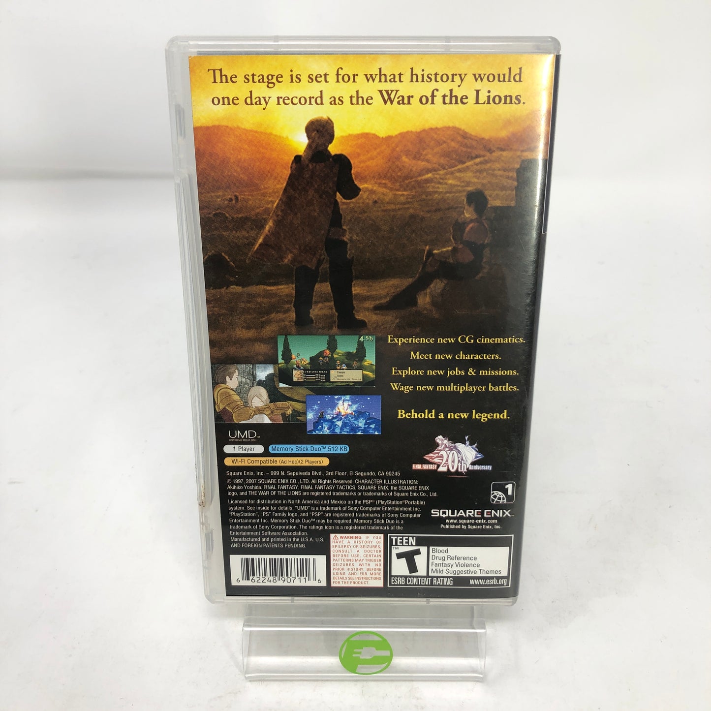 Final Fantasy Tactics: The War of the Lions (Sony PlayStation Portable PSP, 2007)