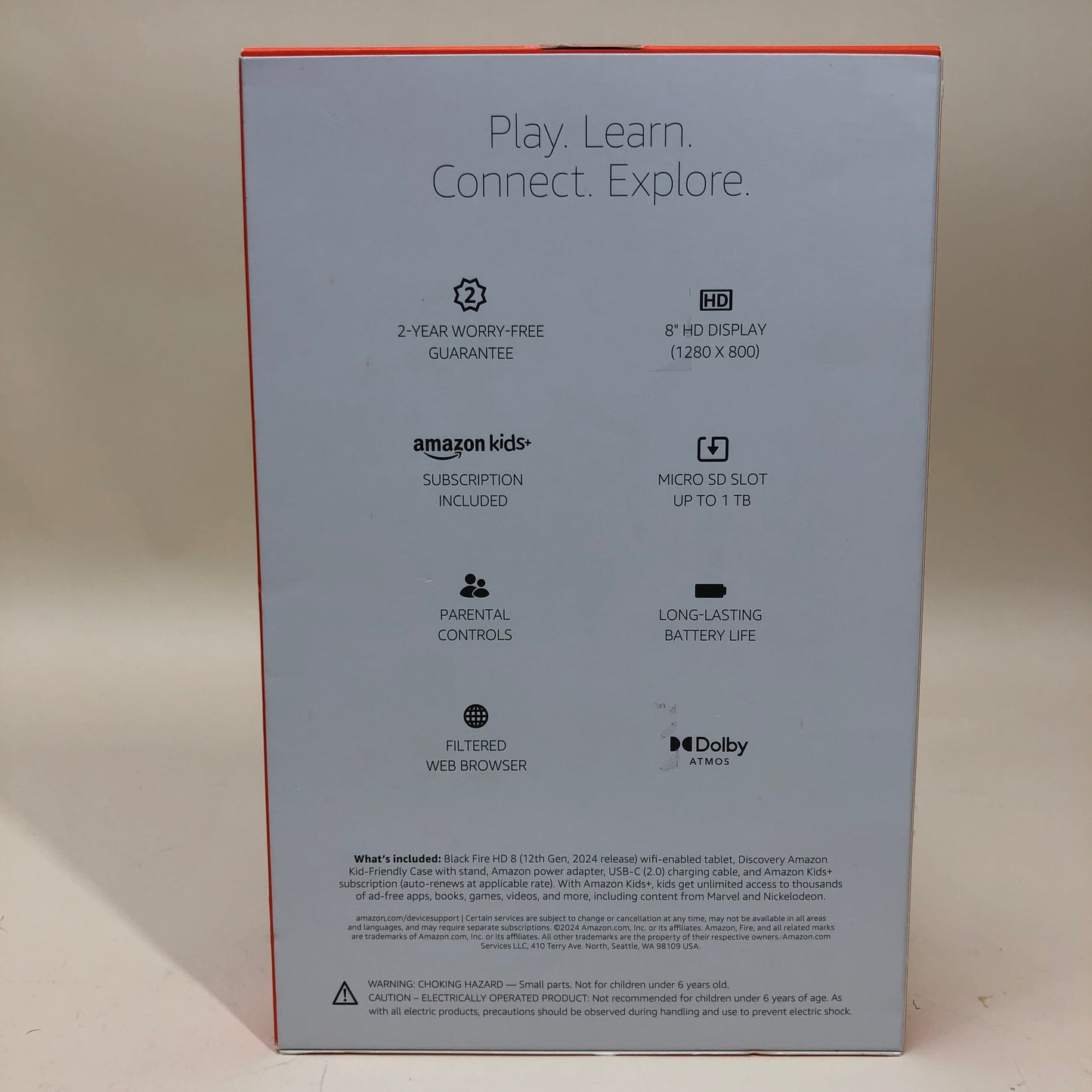 WiFi Only Amazon Fire HD 8 Kids Pro 32GB Hello Teal