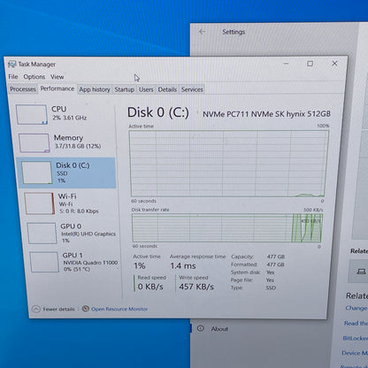 Dell Precision 5550 P91F001 15.6" i7-10750H 2.2GHz 32GB RAM 512GB