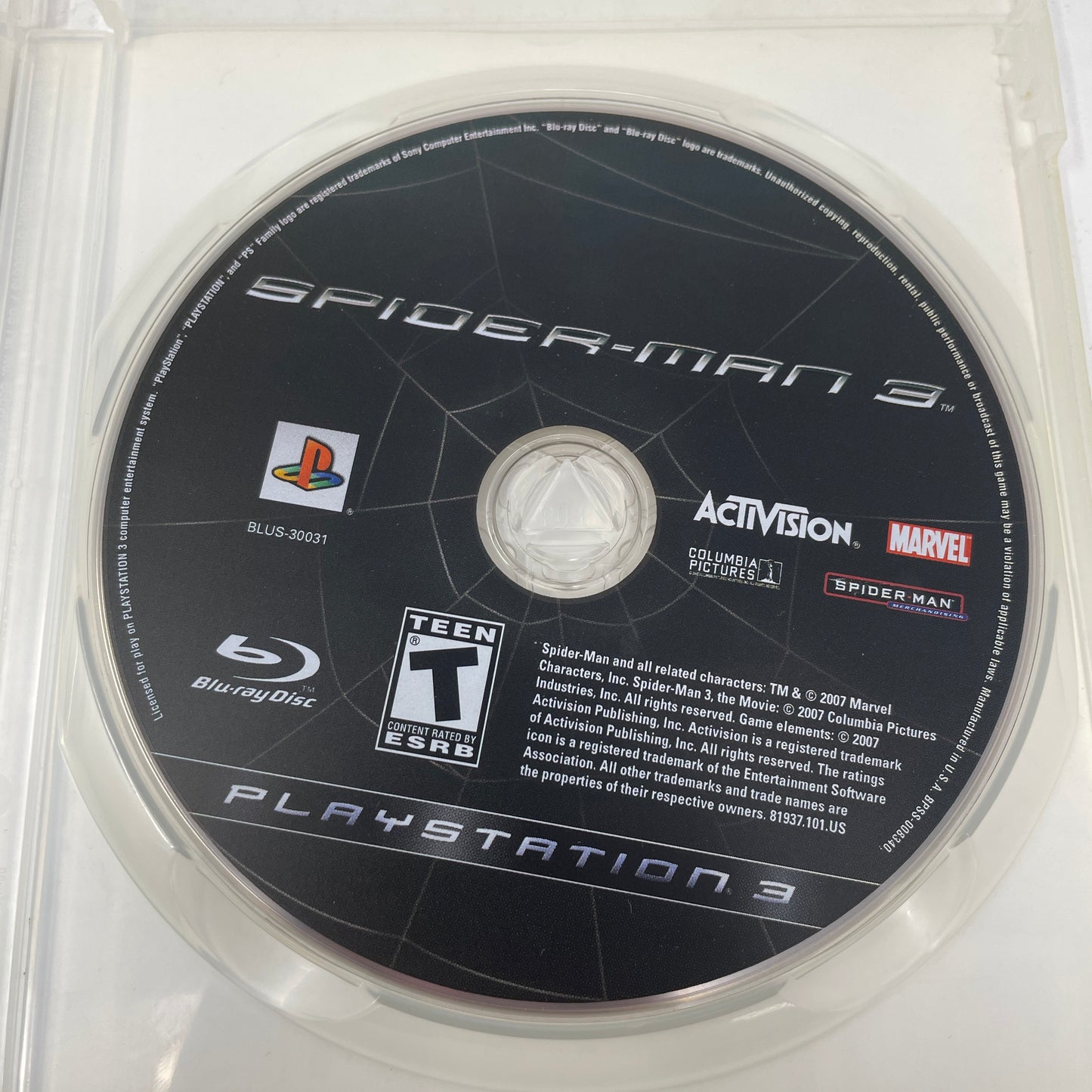 Spiderman 3 (Sony PlayStation 3 PS3, 2007)