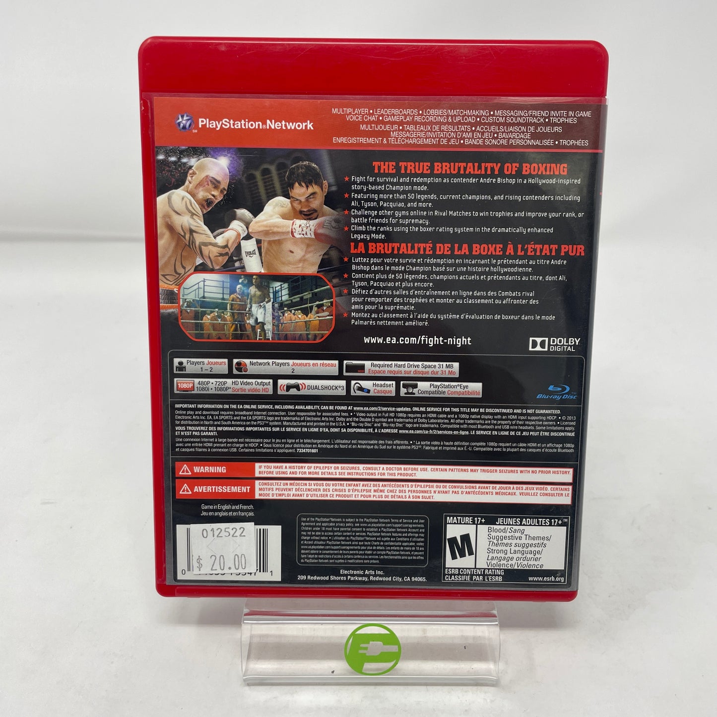 Fight Night Champion (Sony PlayStation 3 PS3, 2011)