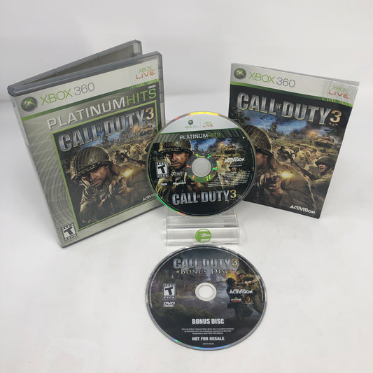 Call of Duty 3 [Platinum Hits] (Microsoft Xbox 360, 2008)