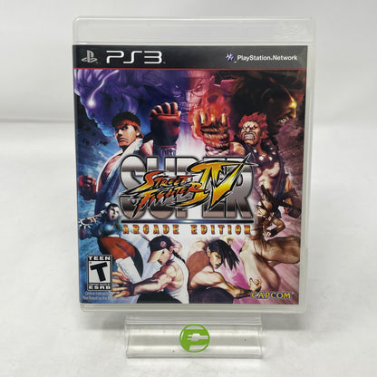 Super Street Fighter IV: Arcade Edition (Sony PlayStation 3 PS3, 2011)