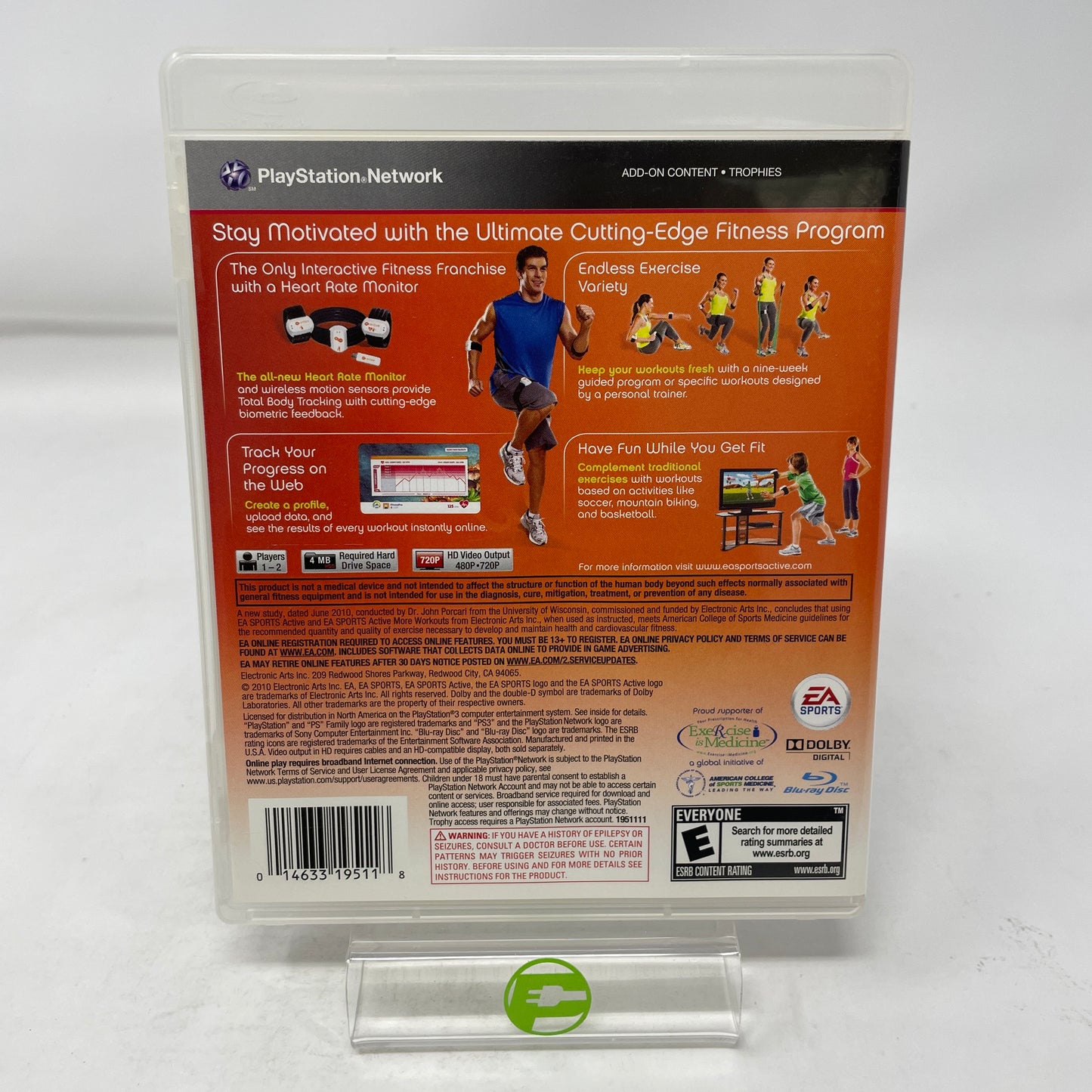 EA Sports Active 2 (Sony PlayStation 3 PS3, 2010)