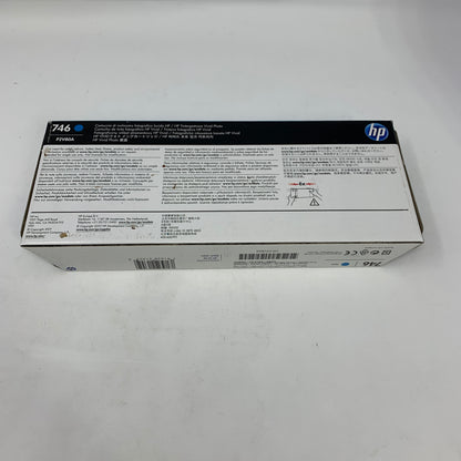 New HP 746 300-ml Cyan DesignJet Ink Cartridge, P2V80A
