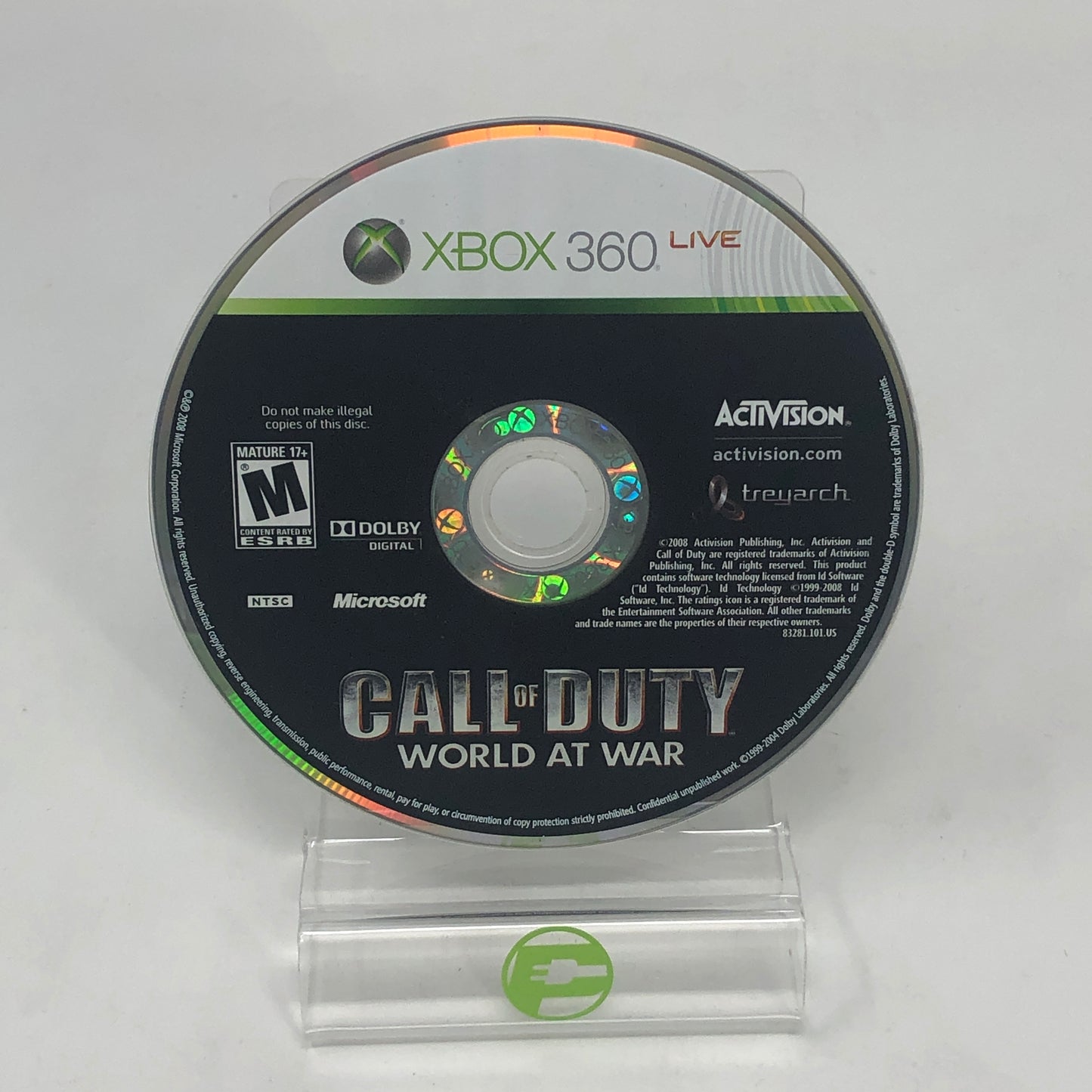 Call of Duty World at War (Microsoft Xbox 360, 2008)